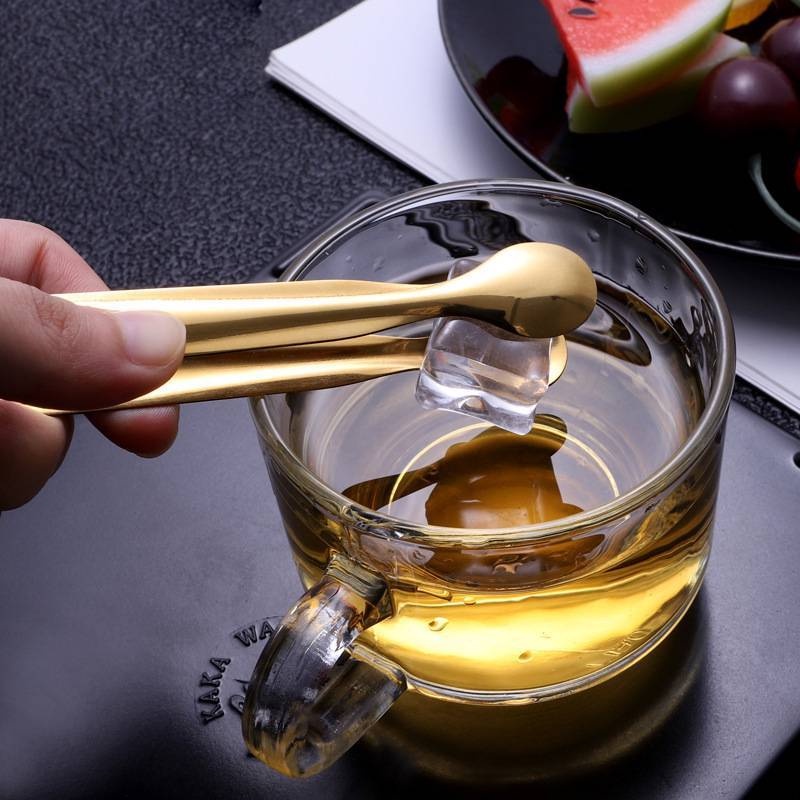 Kẹp gắp đường Mini bằng thép không gỉ tiện lợi