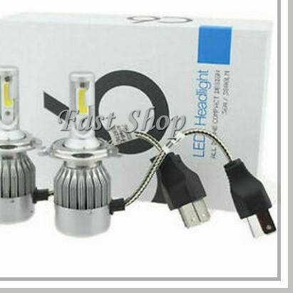 Bộ 2 Đèn Pha Led Cob C6 H4 36w - 3800lm H Siêu Sáng Cho Xe Hơi