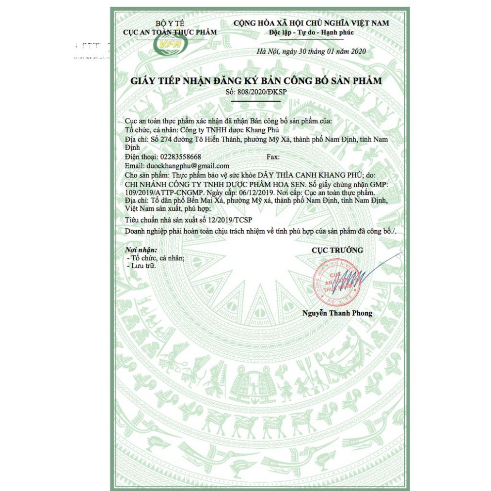 Viên Thìa Canh Khang Phú - Hỗ Trợ Hạ Đường Huyết Hiệu Quả - Hộp 30-60 viên