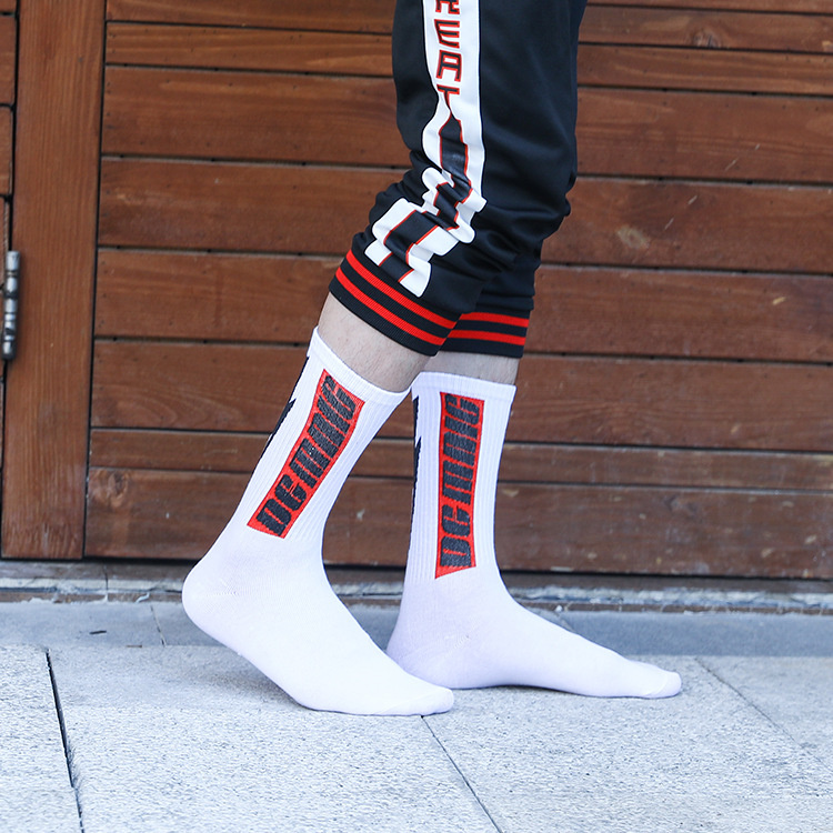 Vớ cotton cao cổ phong cách hip hop thời trang Hàn Quốc