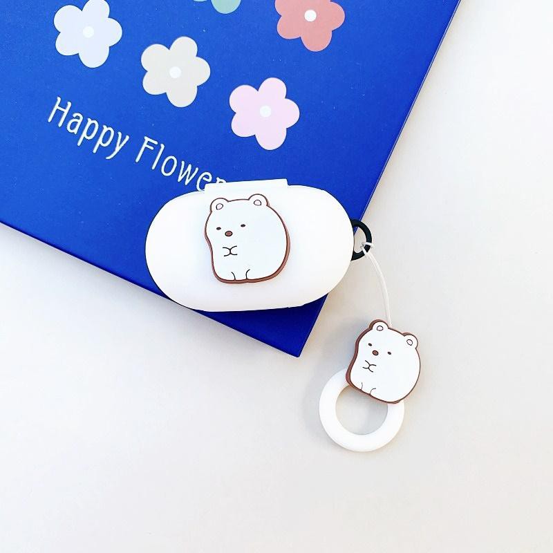 Ốp Silicon cho tai nghe Galaxy Buds + (Galaxy Buds Plus) và Galaxy Buds hình khủng long bánh bao