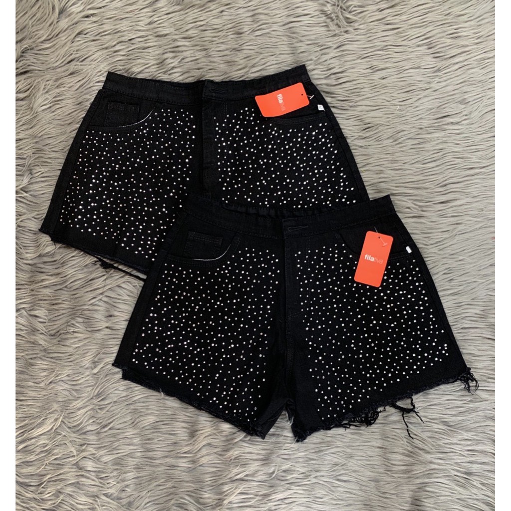 Quần short kaki đính hạt sang chảnh xinh xinh