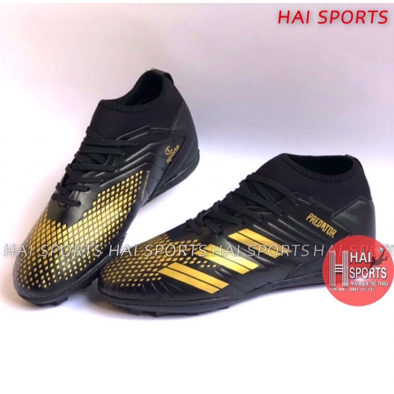Giày đá bóng sân cỏ nhân tạo Predator -Tặng tất -Khâu đế 100% Giày đá banh cao cổ mới nhất 2022