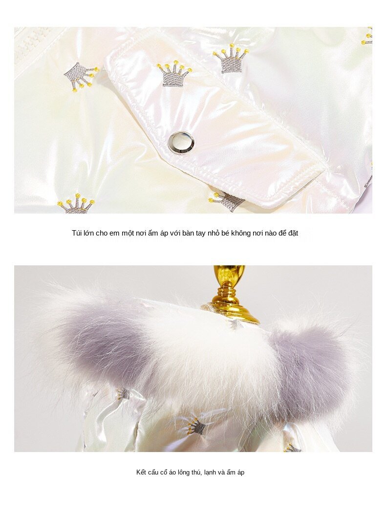 Children Girls Long Coat Thick Children For Baby Coat Winter Clothes