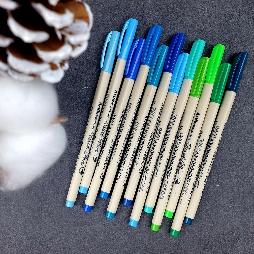 Bút Thư Pháp Gốc Nước Artline Supreme Brush Pen - Tone Nóng