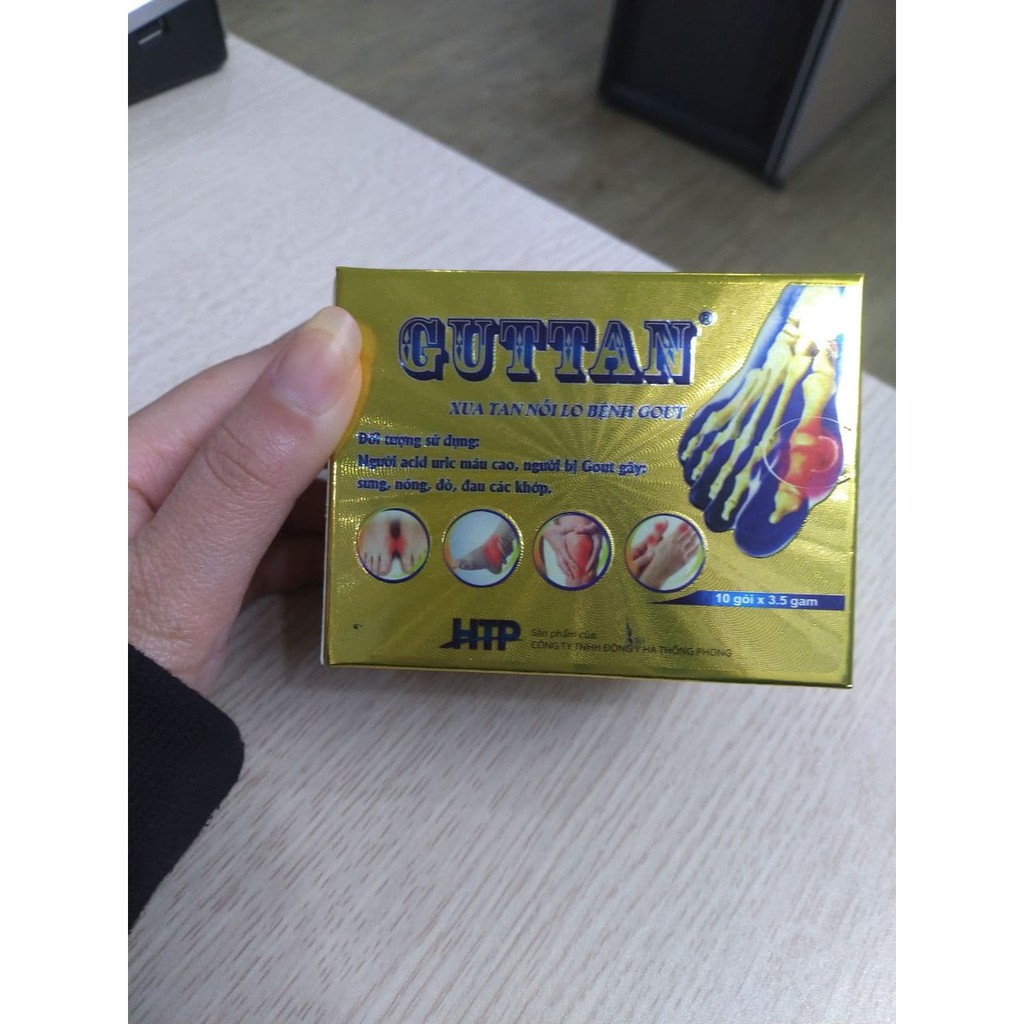 GUTTAN - xua tan nỗi lo bệnh Gout (Gút)