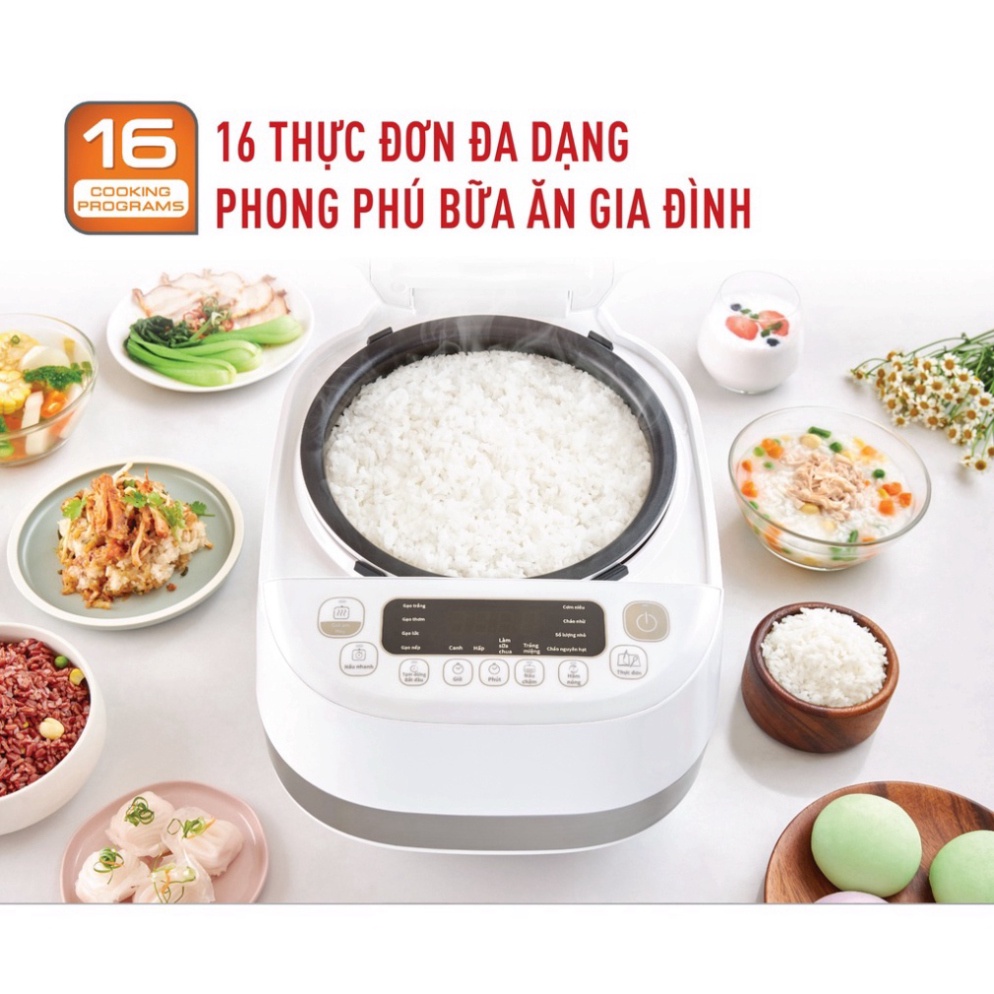 Nồi cơm điện tử Tefal RK808168 - 1.5L, 1200W - Hàng Chính Hãng