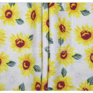 Vải bố họa tiết hoa hướng dương