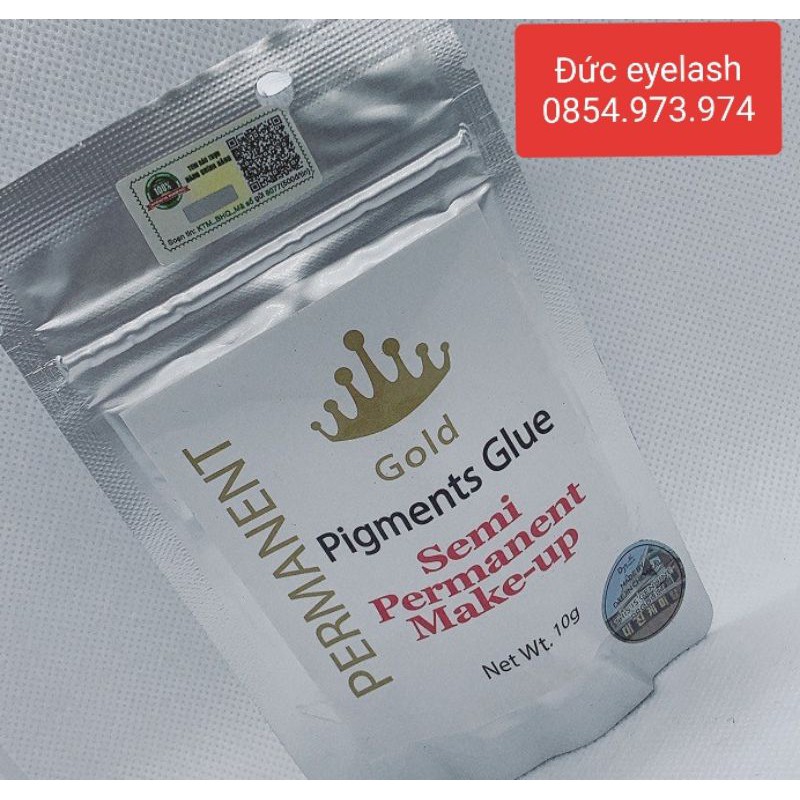 Keo nối mi vương miện, Gold Pigment Glue- hoàng cung- tạo fan - dụng cụ nối mi