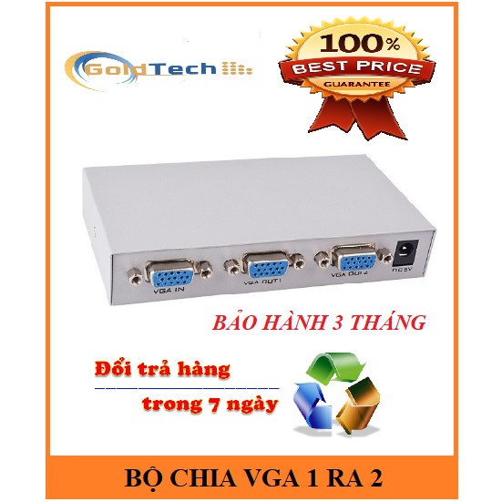 Bộ chia màn hình VGA 1 vào 2 ra