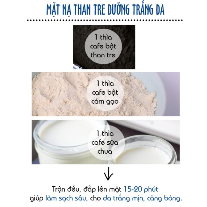 Bột Than Tre Hoạt Tính Handmade gói 100g | Thế Giới Skin Care