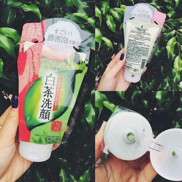 SỮA RỬA MẶT TRÀ XANH ROHTO SHIROCHASOU GREEN TEA FOAM