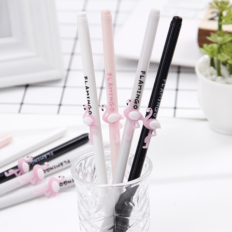 1 Bút mực nước hình chim hồng hạc dễ thương