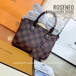 Túi LV NANO SPEEDY SUPER VIP‼️ fullbox , túi vải , card, bill LOUIS VUITTON ô nâu size mini