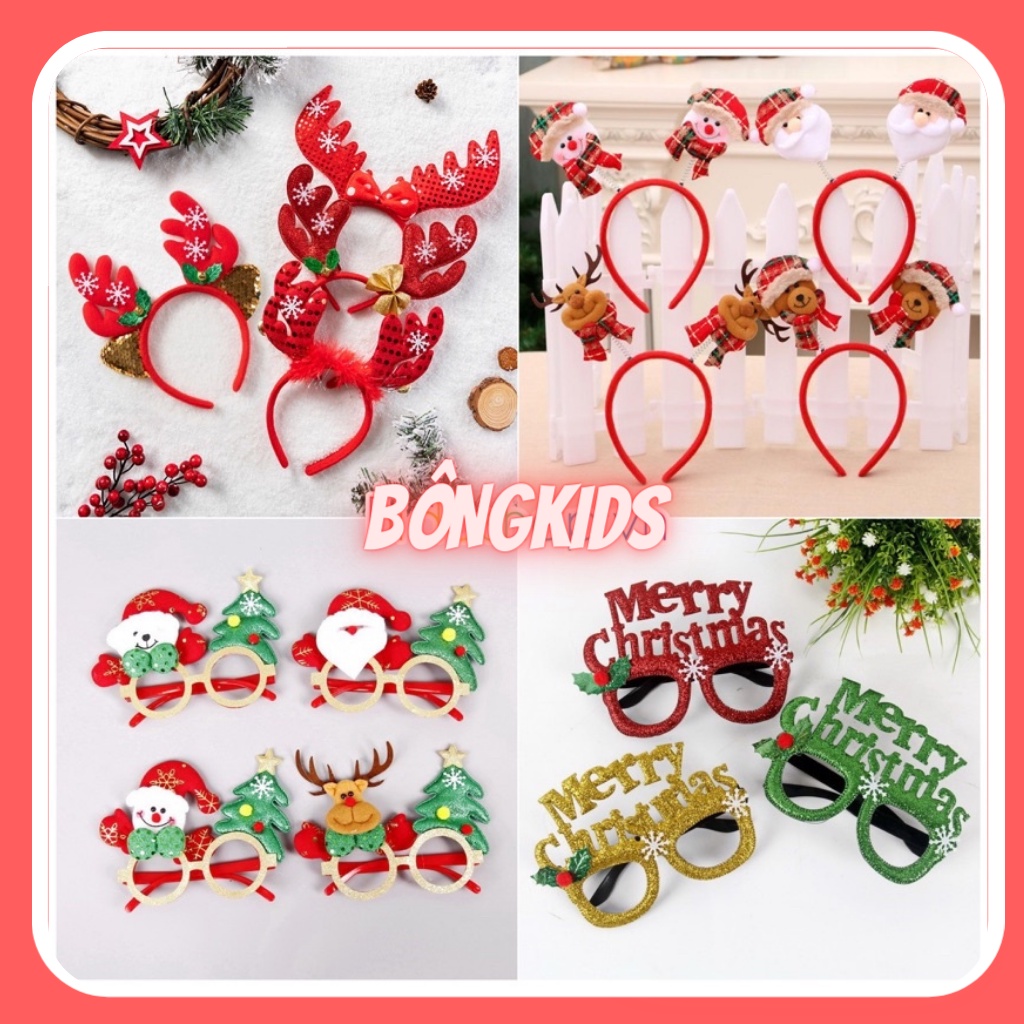Phụ kiện cho bé Bờm Noel - Giáng sinh cho bé