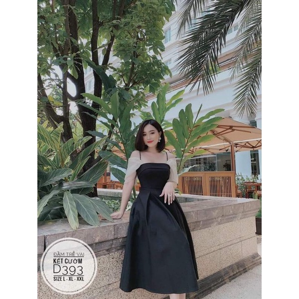 Bigsize - Đầm Trễ Vai 60-90kg