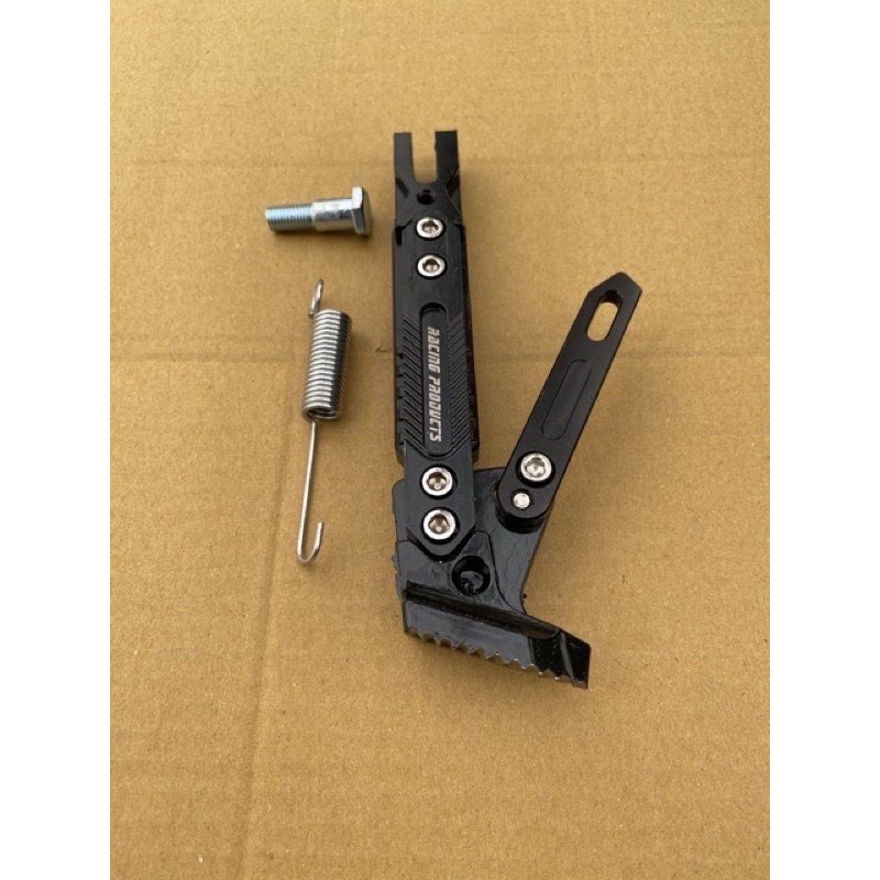 Chân Chống Xe Máy Tăng Chỉnh Nhôm Nguyên Khối