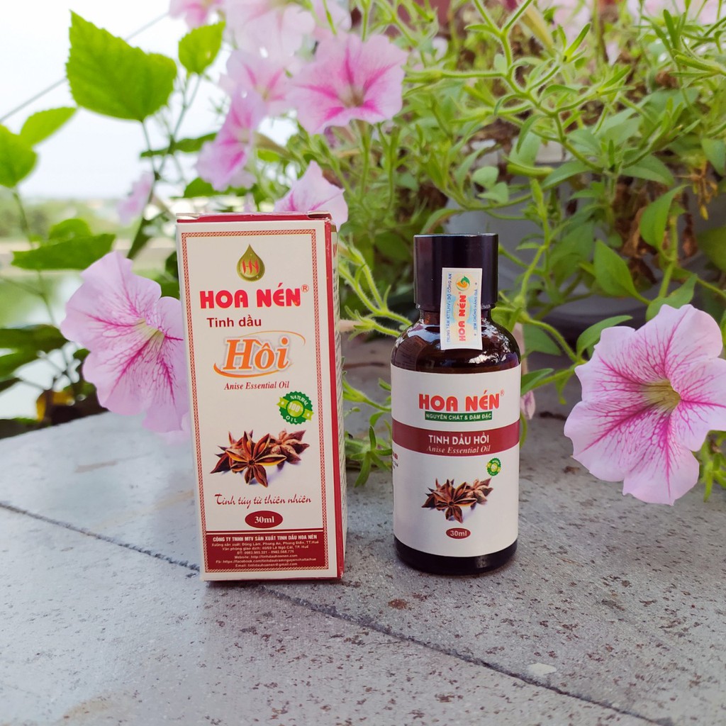 Tinh Dầu Hoa Hồi Hoa Nén 10ml - Giúp xông phòng khử mùi, thanh lọc không khí, giảm căng thẳng, mệt mõi