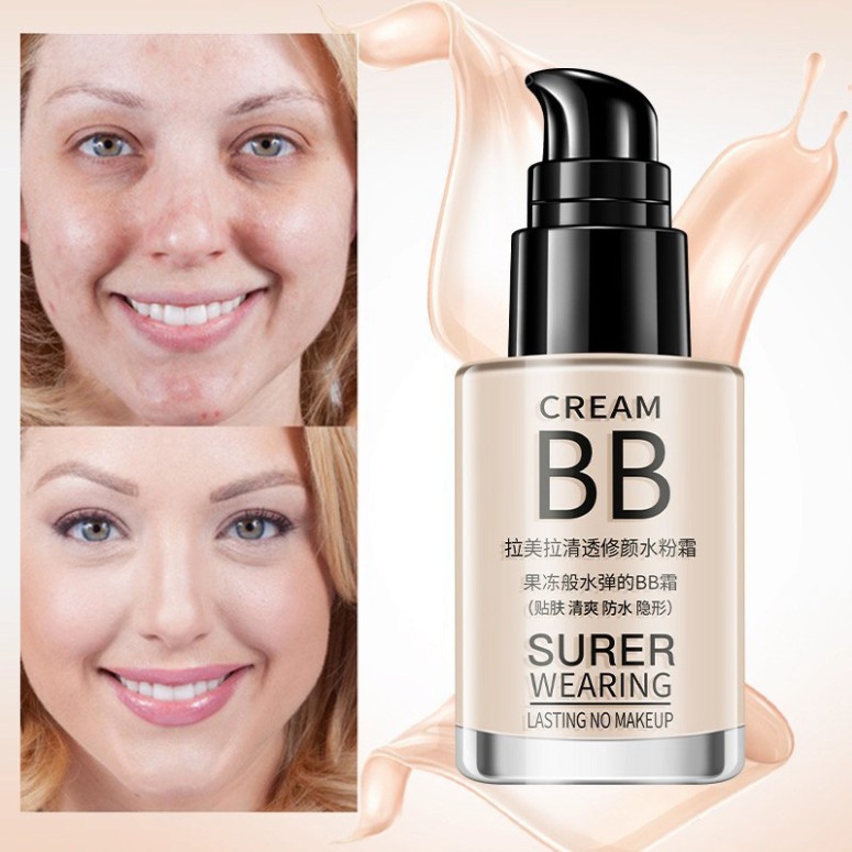 Kem Nền Lameila  Kem Che Khuyết Điểm BB Cream Super Wearing Lameila 30ml Hot