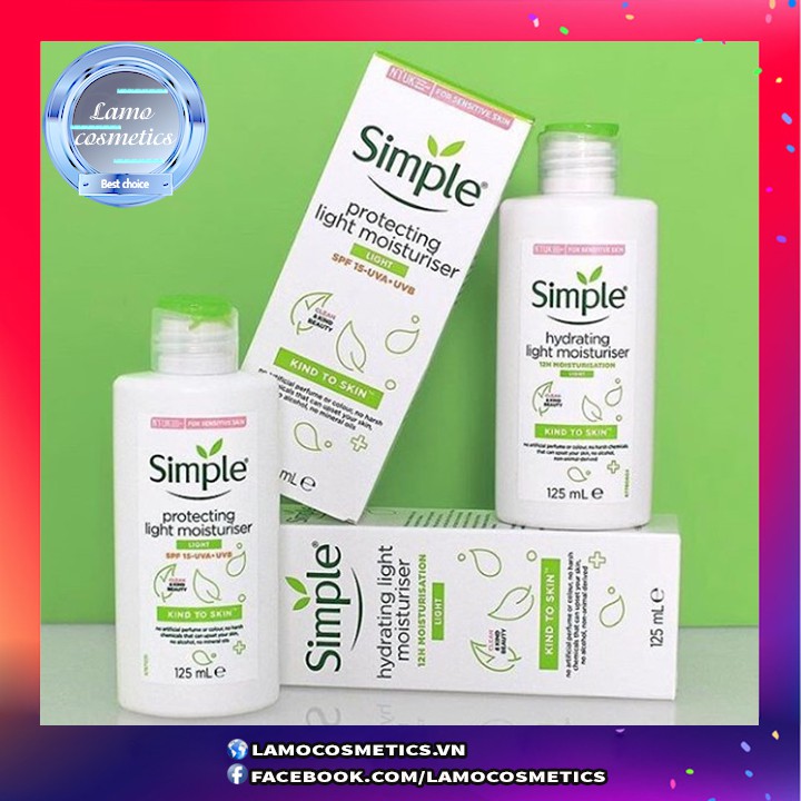 Sữa Dưỡng Da Simple Kind To Skin Hydrating Light Moisturiser