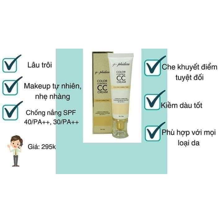 🌸🌸CHÍNH HÃNG🌸🌸 Kem Nền BIOCOS CC Cream Chống Nắng Che Khuyết Điểm Dạng Tuýp 35g | BigBuy360 - bigbuy360.vn
