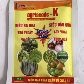 Phân bón siêu Kali trắng Giúp ra hoa đồng loạt, đậu quả sai