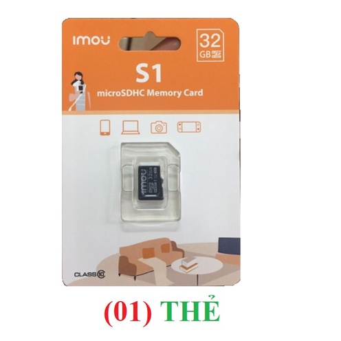 Thẻ nhớ chuyên dụng Camera IMOU 32G  - Class 10 dahua [BH Chính Hãng 5 Năm] a22ep c22ep f22p c6n c3wn ranger | WebRaoVat - webraovat.net.vn