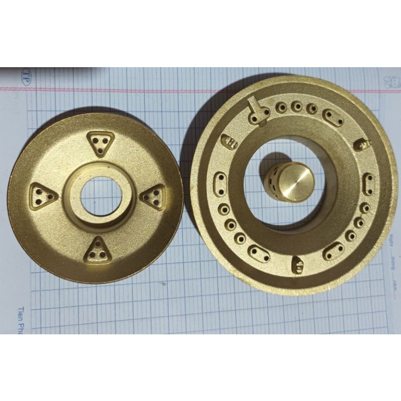 Bộ mâm sen chia lửa thay được cho bếp Rinnai-715slim