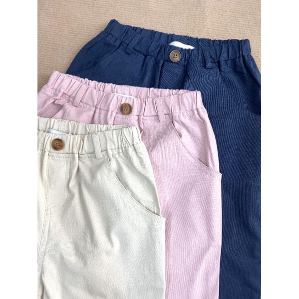 Quần dài Cotton Linen xuất Hàn