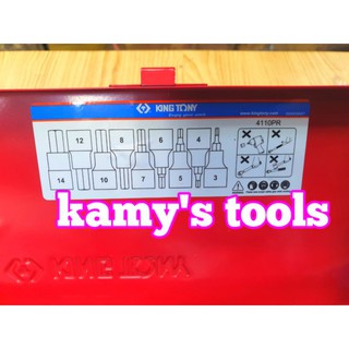 Bộ đầu tuýp lục giác Kingtony 4110PR