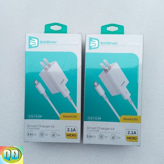 Sạc điện thoại chân micro usb có cáp sạc cao cấp sikenai k3m - cubo mart