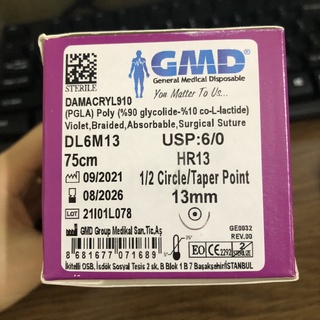 Chỉ phẫu thuật thẩm mỹ tự tiêu Damacryl 6/0