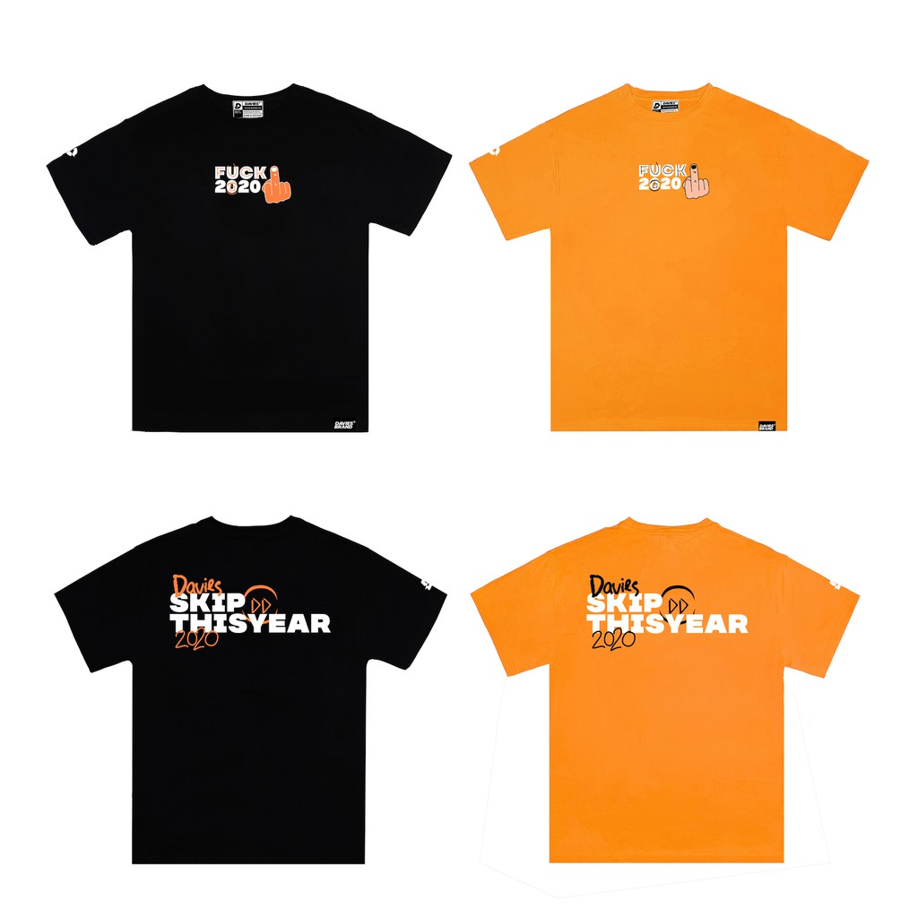 Áo thun cotton tay lỡ form rộng Skip Year - Oversize Tee local brand DAVIES