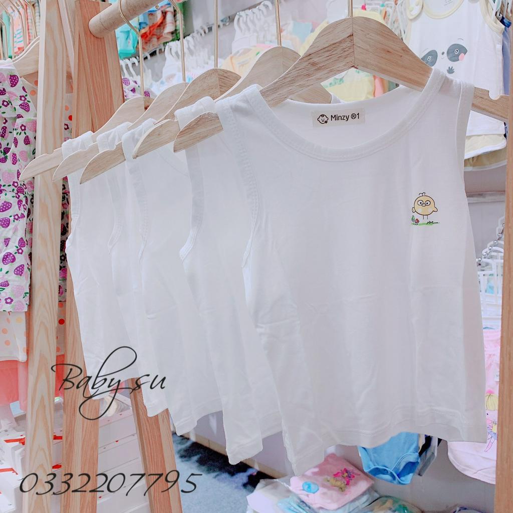 Áo Sát Nách,Ba Lỗ Thun Lạnh Cho Bé Trai,Bé Gái 3-20kg Chất Đẹp, Mềm Mại - Baby Su