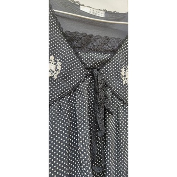 2hand  - Váy voan babydoll chấm bi