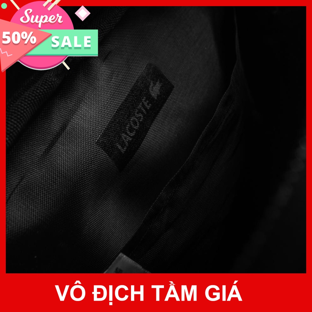 Túi Đeo Chéo Nam Thời Trang Lacoste logo sắt full tag và túi không dệt hoodie1996