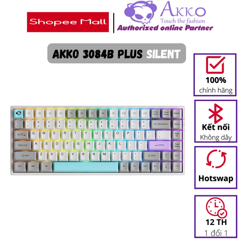 Bàn phím cơ AKKO 3084B Plus Silent