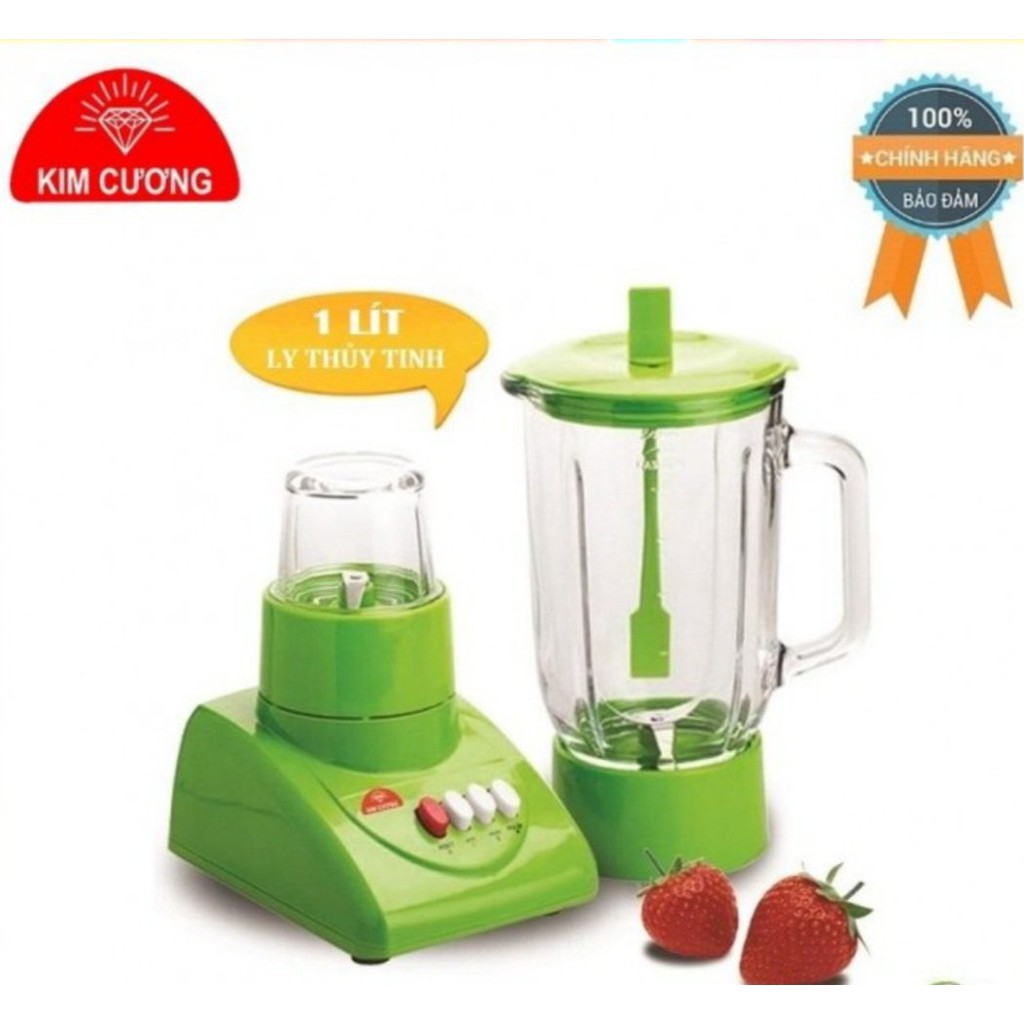 Máy xay sinh tố 1 lít Kim Cương KC-1 lít ly thủy tinh