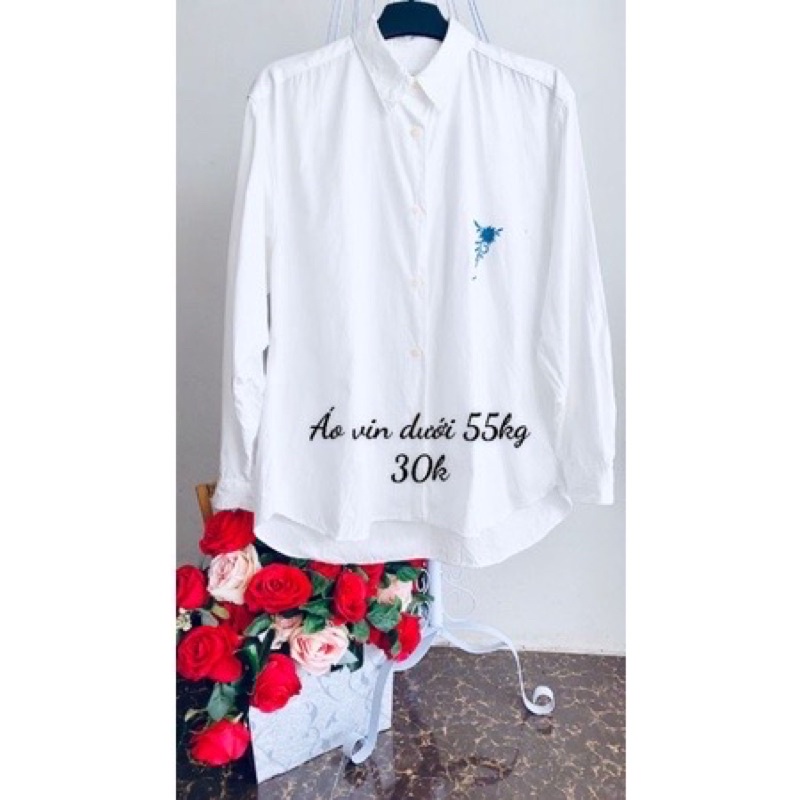 Áo vin trắng kiểu