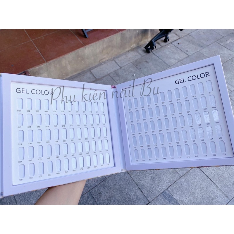Bảng mẫu móng 120 màu