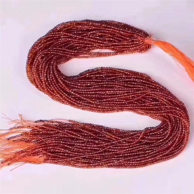 10 hạt garnet 2mm làm vòng handmade - MH609