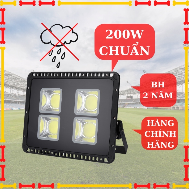 Bóng đèn led sân bóng 200w cao áp led chiếu sáng nhà xưởng công trình nhà máy chiếu sáng ngoài trời