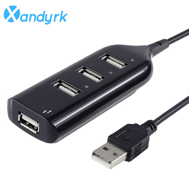 Đầu Chia 4 Cổng Usb Tốc Độ Cao Cho Pc Laptop Notebook Máy Tính Windows Mac