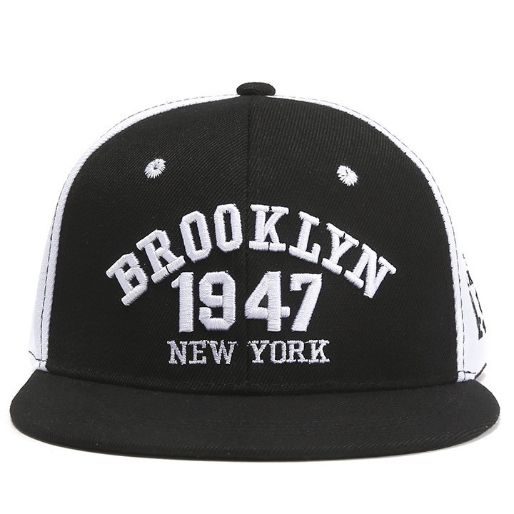 Nón Lưỡi Trai Hip Hop Thêu Chữ 1947 Broklyn