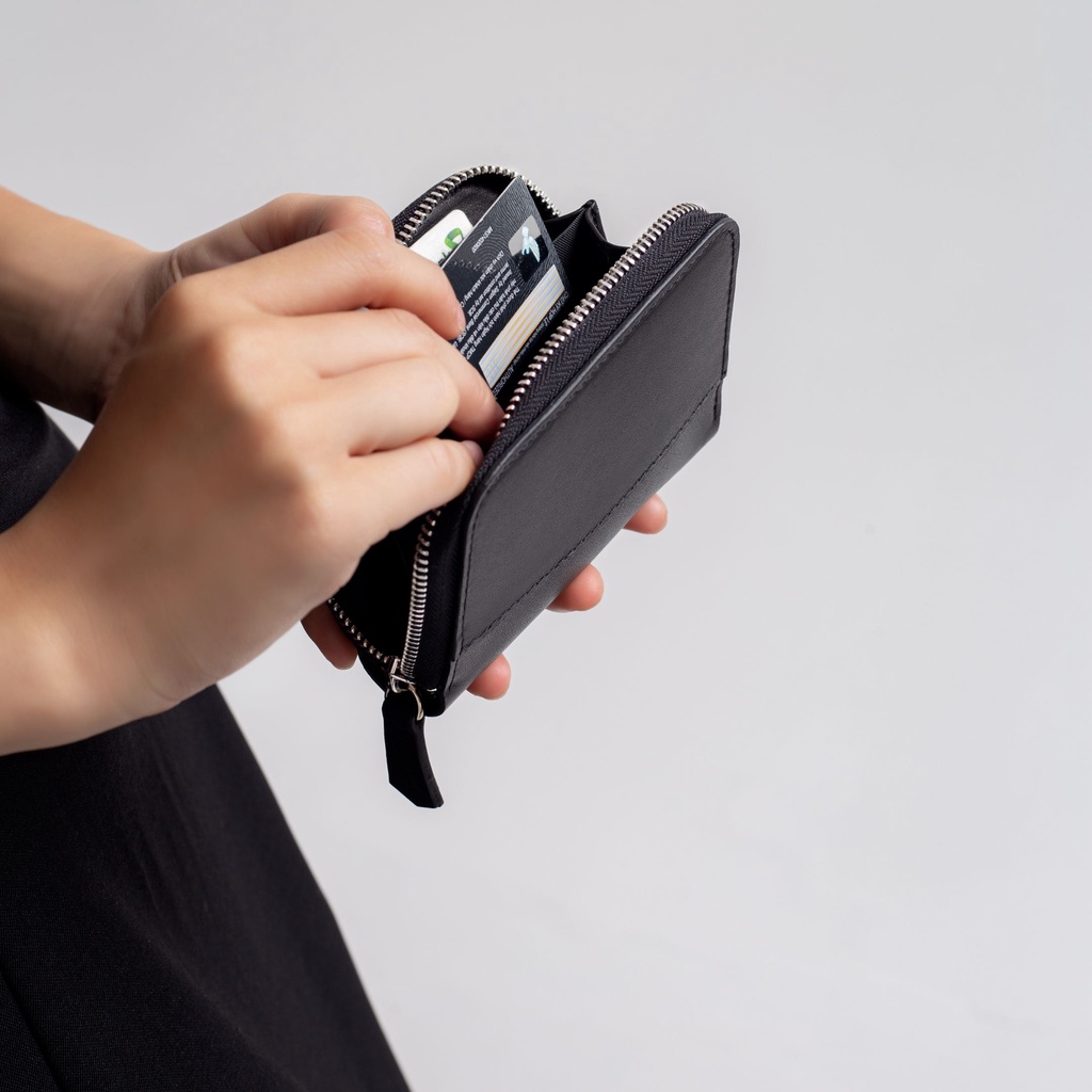 Ví da nữ cầm tay đeo chéo Chin Up - Kiera Wallet - Da bò cao cấp