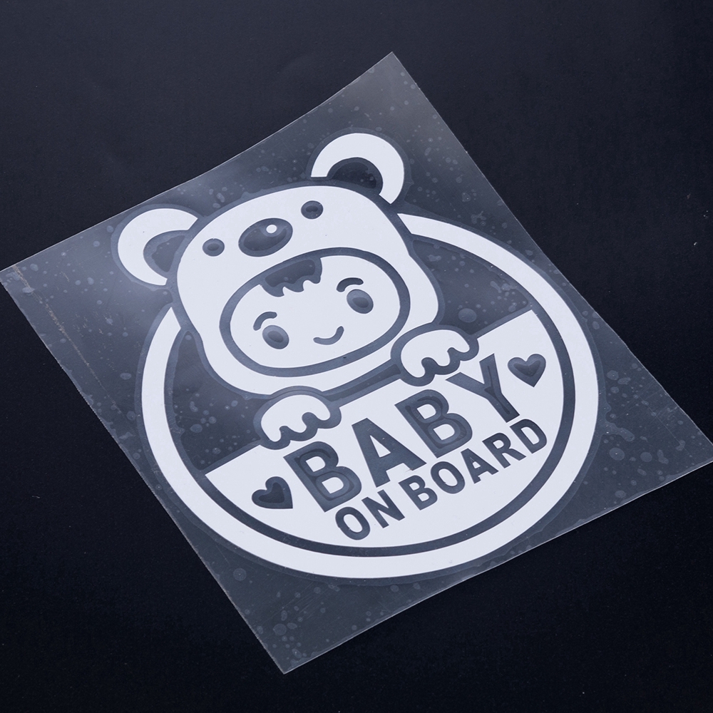 Decal dán trang trí " Baby on Board " cho xe hơi COD