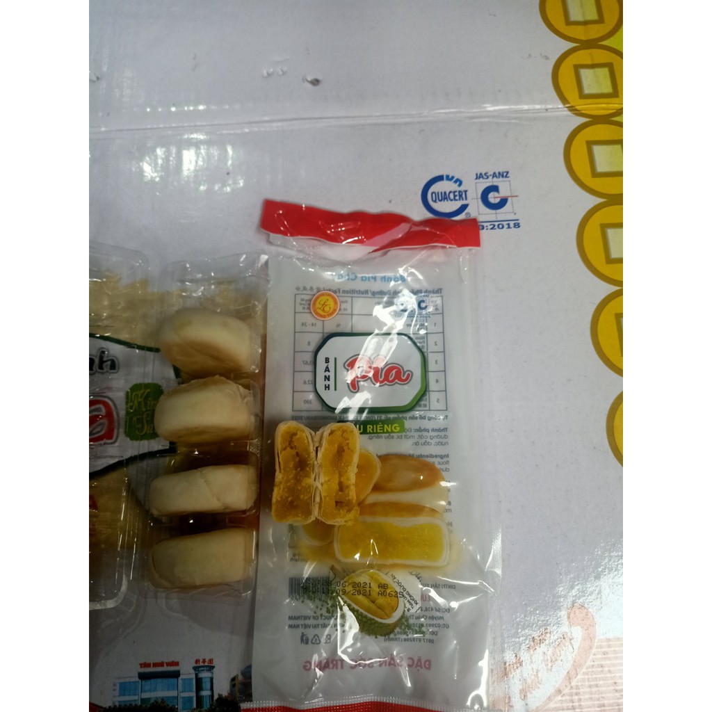 Bánh Pía Mi Ni Lương Trân Nhân Sầu Riêng 1 gói 5 chiếc - Thơm Ngon Ngọt Dịu