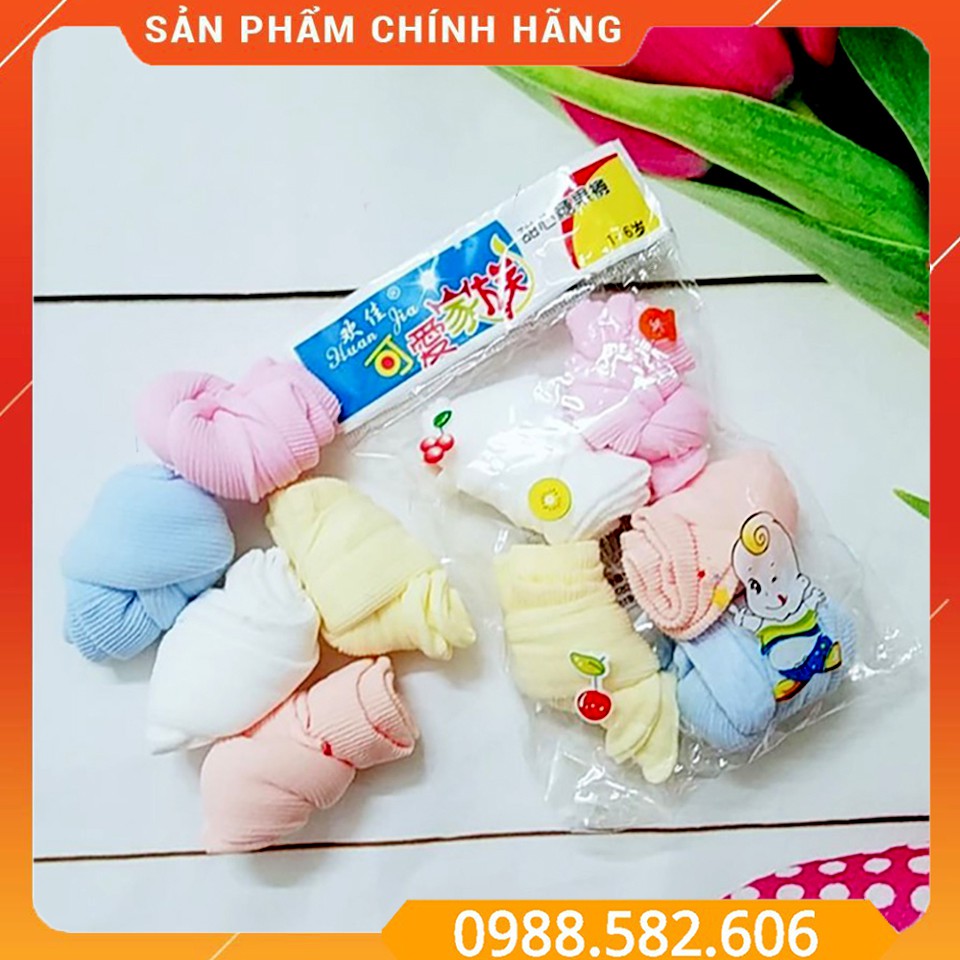 SET 5 Đôi Tất Kẹo Mềm Mại Cho Bé - Tất Da Chân Mềm Cho Bé - 6942120100328