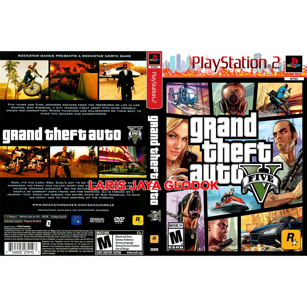 Băng Cassette: GTA V - Ps2 GTA 5