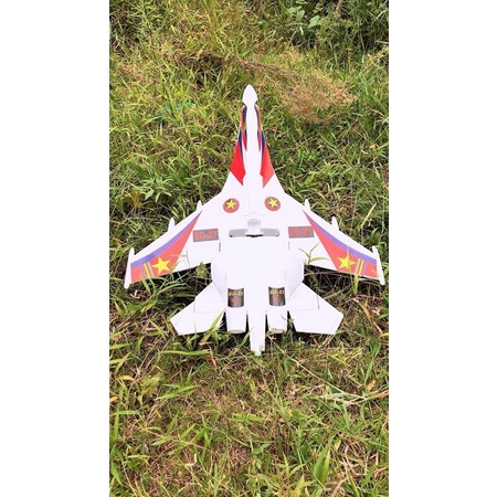 KIT máy bay điều khiển từ xa SU27 72cm EPO bao đập full decal, phụ kiện